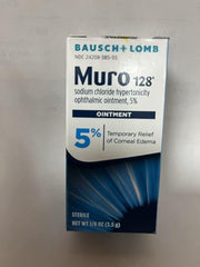 Bausch and Lomb Muro 128 5 Percent Ointment, 3.5 gm (Pack of 1)