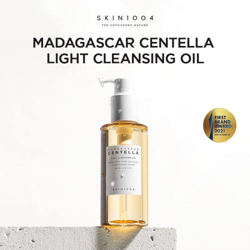 SKIN1004 Madagascar Centella Light Cleansing Oil (6.76 Fluid Ounce) Pure and light oil with fresh cleansing effect, Micellar Cleansing Hypoallergenic Use