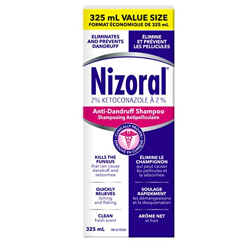 Nizoral Ketoconazole 2 Percent Anti-dandruff and Itchy Scalp Shampoo, 325ml