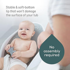 Angelcare Baby Bath Support, Grey 0 to 6 Month (Pack of 1)