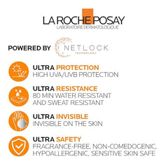 La Roche-Posay Anthelios Face Sunscreen & BUNDLE, Broad Spectrum UVA-UVB Sun Protection for all Skin Types, Lightweight, Non-Greasy Texture, Non-Comedogenic, Water Resistant, Fragrance Free