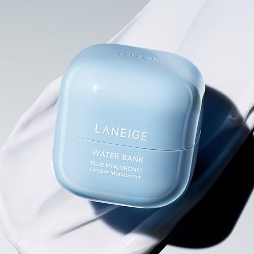 LANEIGE Water Bank Blue Hyaluronic Moisturizer: Barrier-Boosting Hydration, Squalane, Ceramide, Dermatologist-tested