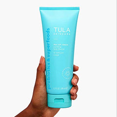 TULA Skin Care Cult Classic Purifying Face Cleanser - Supersize, Gentle and Effective Face Wash, Makeup Remover, Nourishing and Hydrating, 6.7 oz.