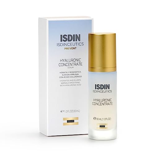 Isdinceutics Hyaluronic Concentrate, Lightweight Face Serum with Hyaluronic Acid, 1.0 FL OZ