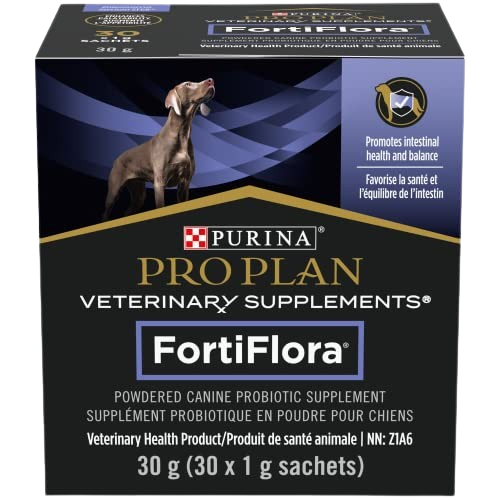 Purina Pro Plan Veterinary Supplements Fortiflora Powdered Dog Probiotics - 30 g sachets (Pack of 30)