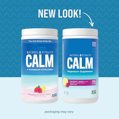 Natural Vitality calm, raspberry lemon flavor magnesium 16 oz, 453 g (Pack of 1)