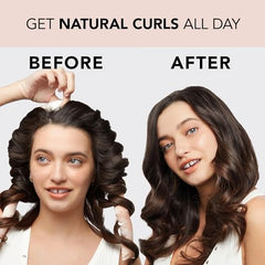 Kitsch Satin Heatless Curling Set - Overnight Hair Curlers to Sleep in, Heatless Curls, Heatless Hair Curler Overnight Curls, Heatless Curling Rod Headband, No Heat Soft Curlers, Hair Rollers - Sunset