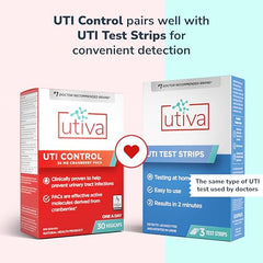 Utiva UTI Control Cranberry PACs – Clinically Studied Ingredients 36mg PACs for UTI Avoidance - Supplement for Urinary Tract Health for Women and Men – Cranberry Extract Pills for Bladder Health, 30 Vegi Capsules