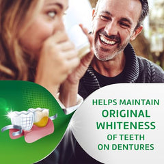 Polident Overnight Whitening Denture Cleanser Tablets - 120 Count