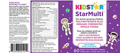 KidStar Nutrients - Star Multi Kids Multivitamin Space Berry, 60 Chewable Tablets - Teeth & Bone Health, Healthy Gum, Heart Health & Immune Support