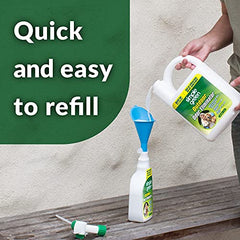 Simple Green Outdoor Odor Eliminator for Pets, Dogs, 1 Gallon Refill - Ideal for Artificial Lawns & Patio, Milky White