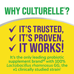 Culturelle Pro Strength Daily Probiotics For Digestive Health (2 Month Supply) with Prebiotics for Women & Men, Supports Occasional Diarrhea, Gas & Bloating, Gluten & Soy Free, 60 Count