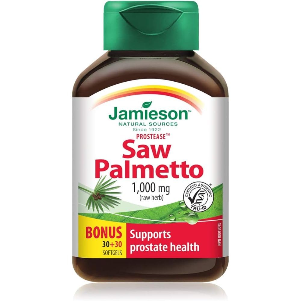 Jamieson Prostease Saw Palmetto 1,000 mg Dry Herbs