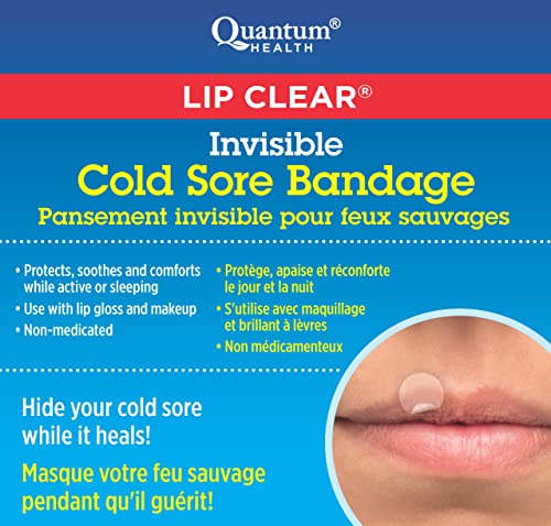 Quantum Health Lip Clear Invisible Cold Sore Bandage