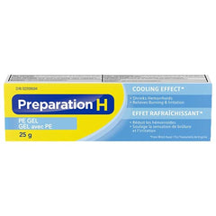 Preparation H Cooling Hemorrhoid Relief PE Gel with Phenylephrine and Witch Hazel, 25g Tube