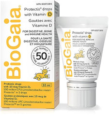 BioGaia Probiotic Drops with 400IU of Vit.D | 10mL BioGaia Immune & Gut Health | 50 Day Supply | Promotes The Development of Healthy Immune & Digestive Systems in Infants, Babies & Toddlers