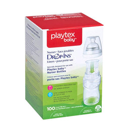 Playtex Baby Nurser Pre-Sterilized Disposable Drop-Ins Bottle Liners, Closer to Breastfeeding, 4 Oz, 100 Count