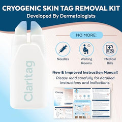 Advanced Skin Tag Remover - FDA-Cleared Device - Only for Skin Tag Removal - Works in 7-14 Days - Up to 10 Treatment Cycles - Cryogenic Freeze-Off Kit