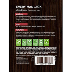 Every Man Jack Deodorant, Cedarwood, 3.0-ounce