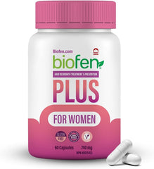 Biofen Plus for Women - Hair Growth Products for Women with Biotin, Womens Vitamins for Hair Loss, Hair Care, Hair Vitamins, 60 Capsules