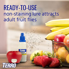 Terro Fruit Fly Trap 4 Traps + 90 Days Lure Supply