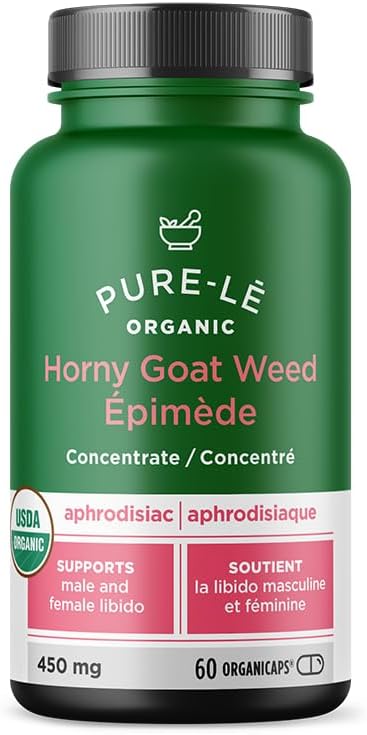 Pure-le Organic Horny Goat Weed Organicaps 60ct