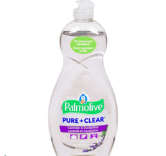 Palmolive Ultra Dishwashing Liquid, Pure + Clear, Lavender & Eucalyptus, 591 mL