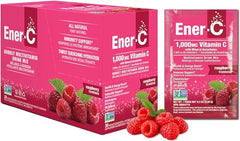 Ener-C 1,000 Mg Vitamin C Effervescent Drink Mix (raspberry), 30 Count