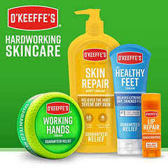 O'Keeffe's Cooling Relief Lip Repair Lip Balm for Dry, Cracked Lips, Stick, Twin Pack