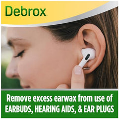 Debrox Ear Wax Removal Drops, Gentle Microfoam Ear Wax Remover, 0.5 Fl Oz