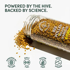 BEEKEEPER'S NATURALS Bee Pollen - 100% Raw Wildflower Bee Pollen, Natural Preserved Enzymes, Source of Vitamin B, Minerals, Amino Acids & Protein - Paleo & Keto Friendly, Gluten Free (5.2 oz)