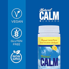 NATURAL CALM Magnesium Citrate Powder Lemon Flavour 452 gram