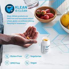 Klean ATHLETE Klean B-Complex | Supports Energy Production, Cardiovascular Function, and Normal Cellular Functions | NSF Certified for Sport | 60 Vegetarian Capsules