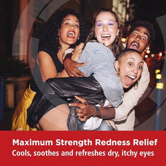 Rohto Max Strength Eye Drops – Lubricating and Cooling relief for Redness and Dry Eyes