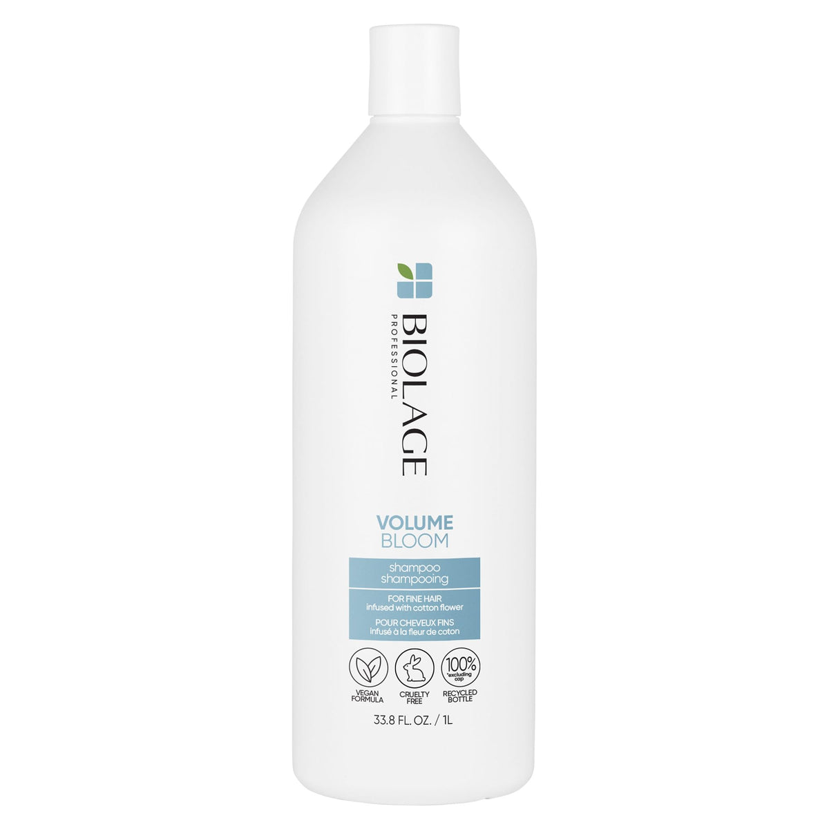 BIOLAGE VolumeBloom Shampoo, Volumizing Shampoo For Thin Hair, Lightweight Volume & Shine, Paraben-Free Shampoo, 1 litre