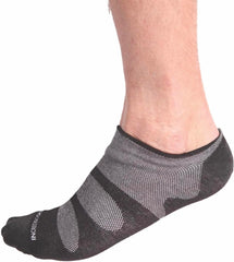 Incrediwear Sport Socks (Thin) - No-Show Black