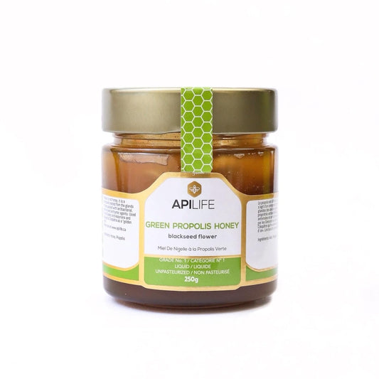 APILIFE - Green Propolis + Blackseed Honey 6x250g