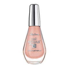 Sally Hansen Nail Rehab Strengthener, Jasmine, Rose and Vitamin E formula helps strengthen and protect your nails, instantly fills in ridges