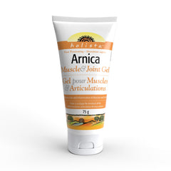 Holista Arnica Muscle & Joint Gel, 75 g, Helps relieve Minor Pain and Inflammation, Non Greasy and Fragrance Free