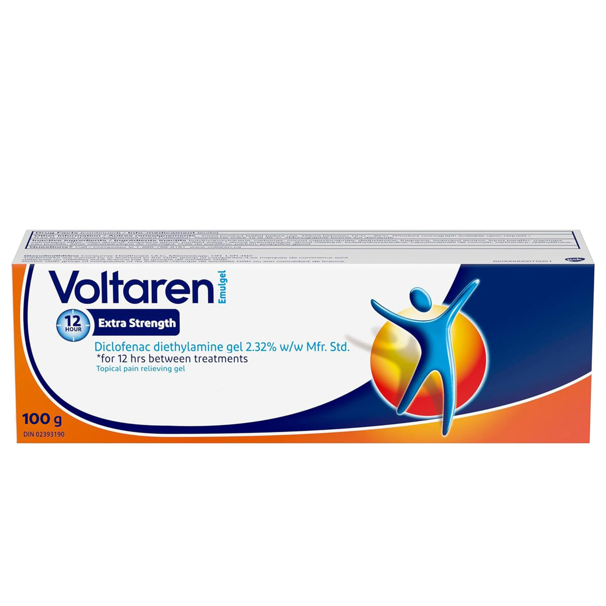 VOLTAREN Emulgel Extra Strength (Gel), topical pain gel, 100g