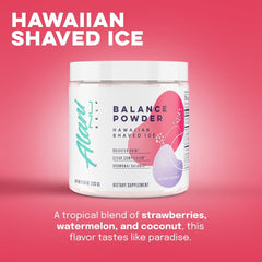 Alani Nu Balance Powder Hawaiian Shaved ICE | Supplement for Women | Hormonal Support | Weight Management and Clear Complexion | Gluten Free | Vegan | Sugar Free | 30 Servings