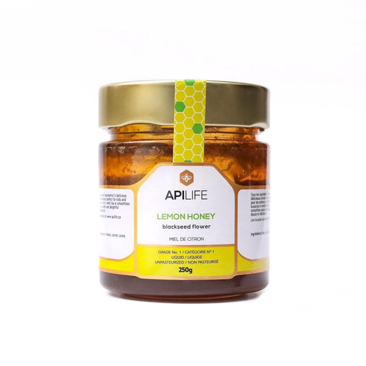 APILIFE - Lemon + Blackseed Honey 6 x 250g