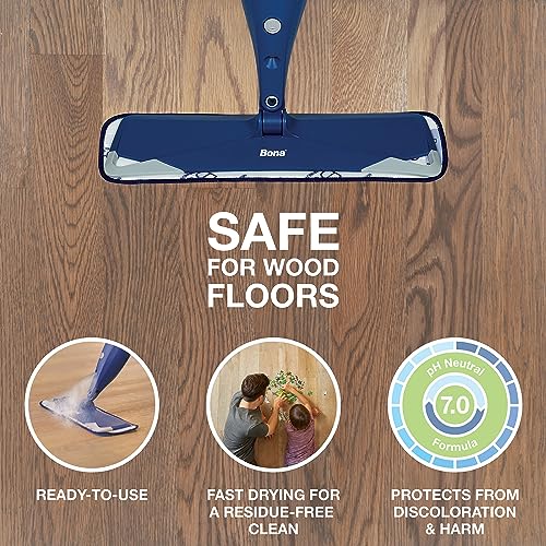 Bona Hardwood Floor Cleaner Refill - 128 fl oz - Unscented - Refill for Bona Spray Mops and Spray Bottles - Residue-Free Floor Cleaning Solution for Wood Floors