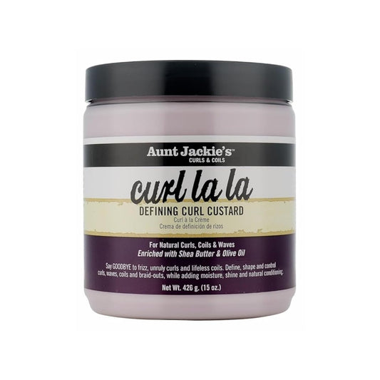 Aunt Jackies Curl La La Defining Curl Custard, 15 Ounce