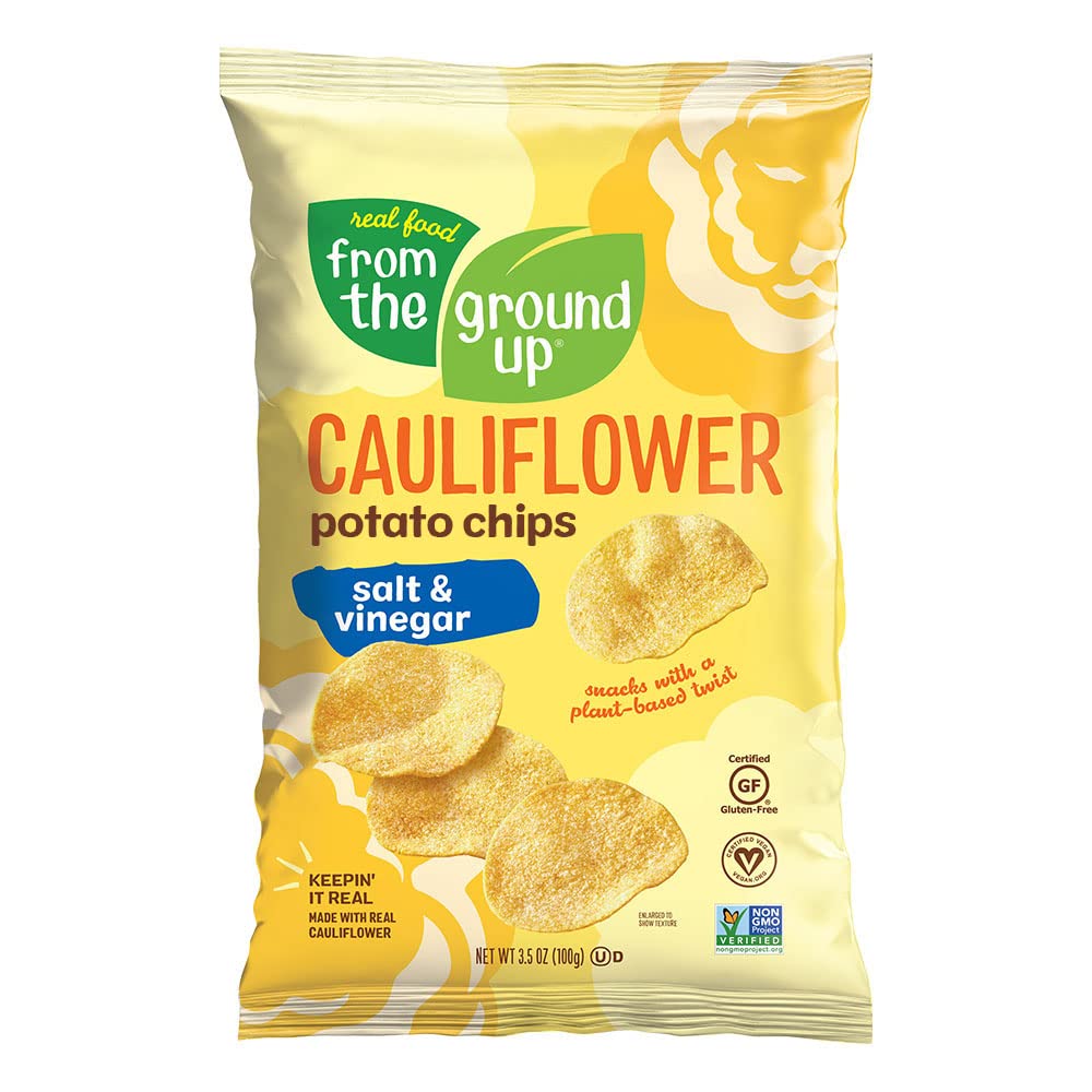 From The Ground Up FTGU - Cauliflower Potato Chips (12 x 3.5oz)