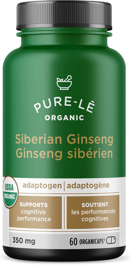 Pure-le Organic Siberian Ginseng Organicaps 60ct