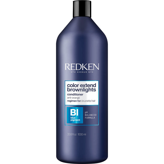 Redken Color Extend Brownlights Blue Conditioner | Hair Toner For Natural & Color-Treated Brunettes | Tones Hair & Removes Brass | Packaging May Vary