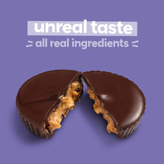 Unreal Multi-Serve Bags - Dark Chocolate Almond Butter Cups 6 x 90g