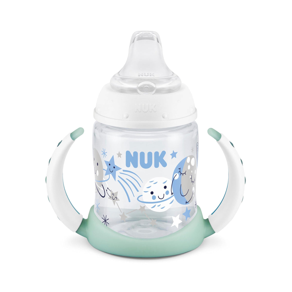 NUK Glow-in-The-Dark Learner Cup, 5 oz (300 mL), 6+ Months - BPA Free, Spill Proof Sippy Cup