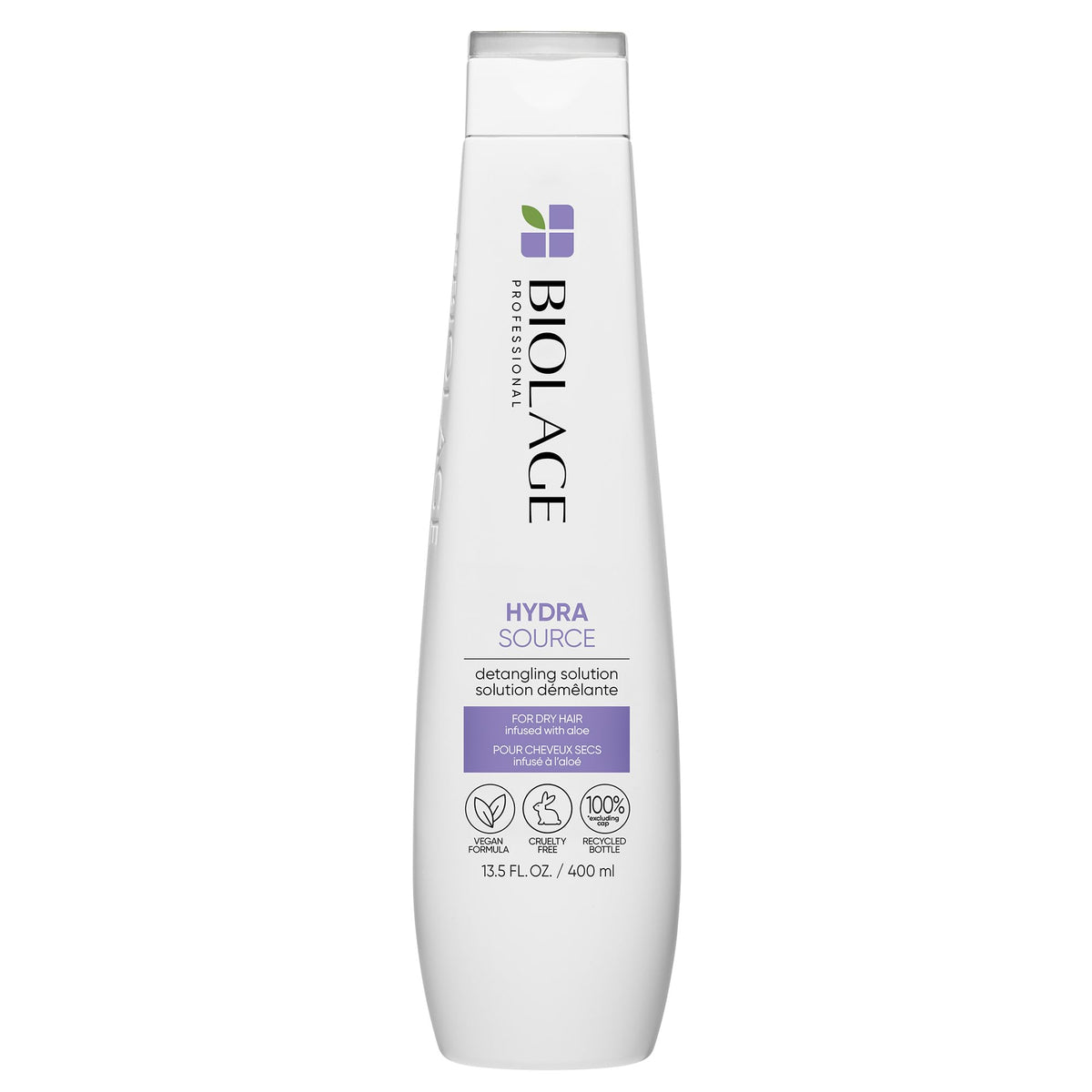 BIOLAGE Leave In Conditioner, HydraSource Detangling Solution, Hydrating for Dry Hair, Hair Detangler, Dry Hair Treatment, Detangles and Softens Hair, Vegan